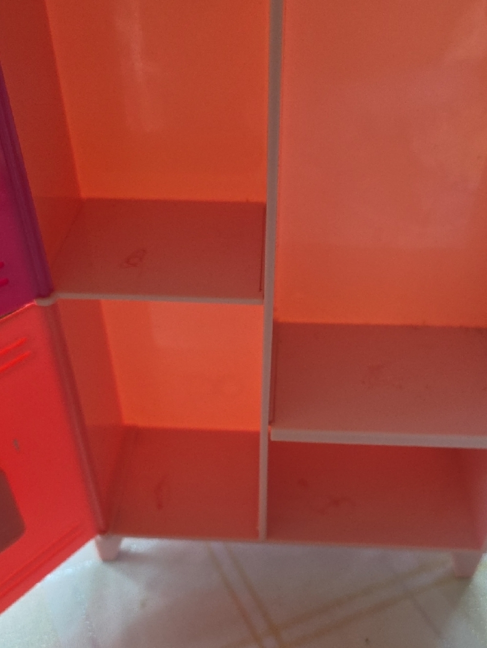 Kids Multicolor Locker Storage Cabinet - Pink, Orange & Yellow - Picture 5 of 5
